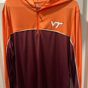 Colosseum Orange and Maroon Long Sleeve Tee
